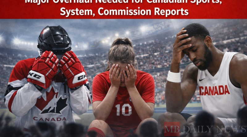 Major Overhaul Needed for Canadian Sports System, Commission Repo