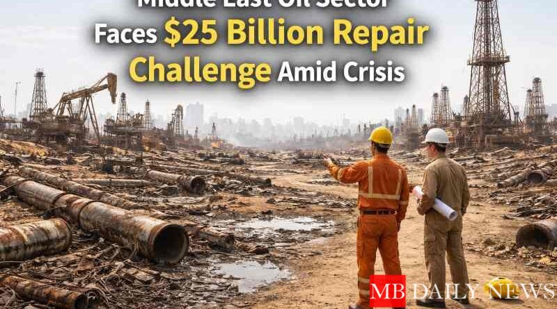 Middle East Oil Sector Faces $25 Billion Repair Challenge Amid Crisis