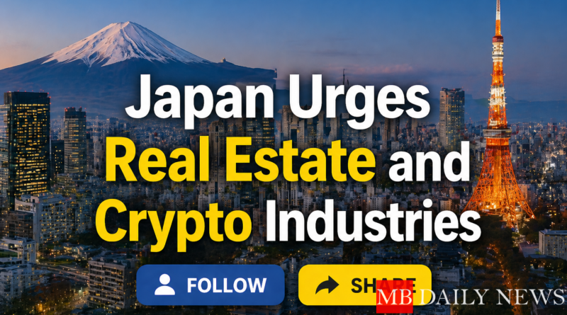 Japan Urges Real Estate and Crypto Industries